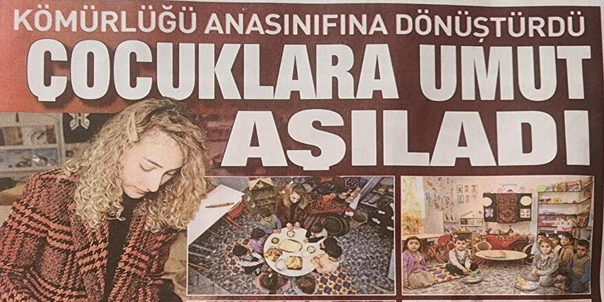 Erzurum'da Çocuklara umut aşıladı