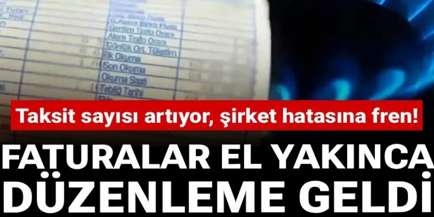 Faturalar cep yakınca düzenleme geldi: Taksit sayısı artıyor!