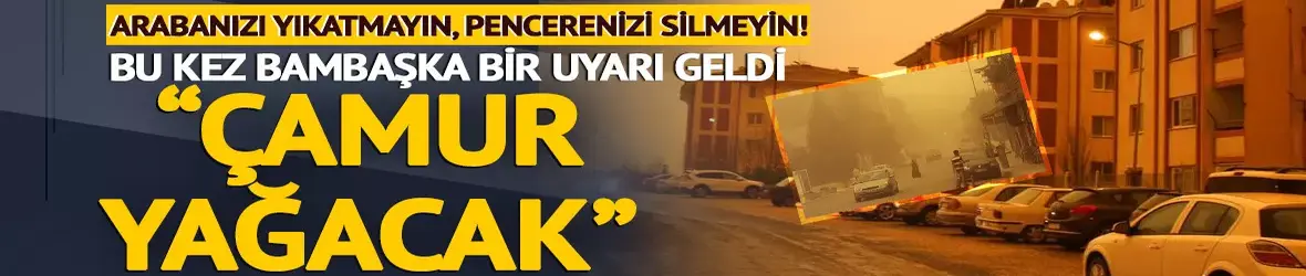 Arabanızı yıkatmayın, pencerenizi silmeyin!