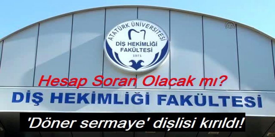 Şok şok şok: Diş Hekimliğinde ‘döner sermaye’ dişlisi kırıldı!