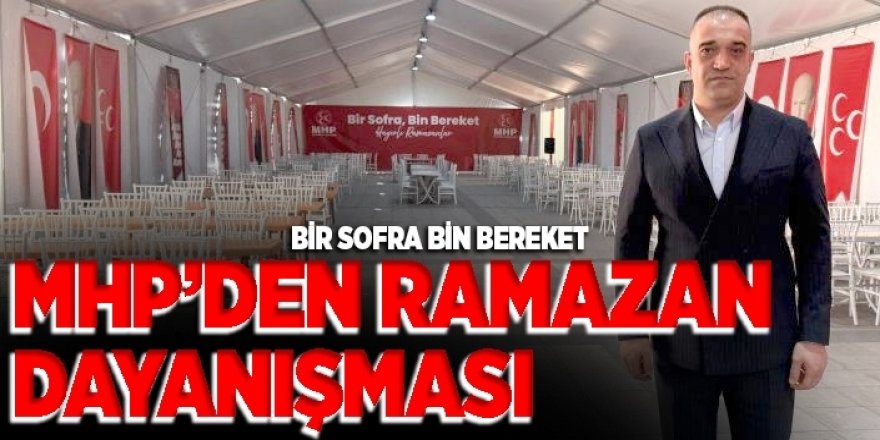 Erzurum'da MHP’den ramazan dayanışması