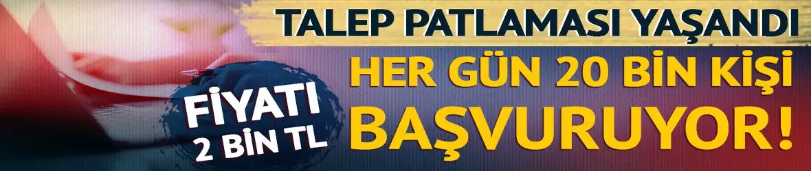 Her gün 20 bin kişi başvuruyor!