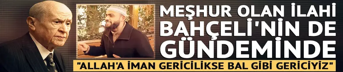 "Kabe'de hacılar" ilahisi Bahçeli'nin de gündeminde