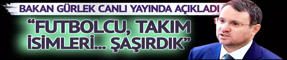 Akın Gürlek'ten 'futbolda şike' açıklaması