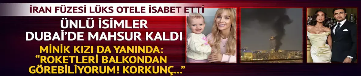 İran füzesi lüks otele isabet etti!