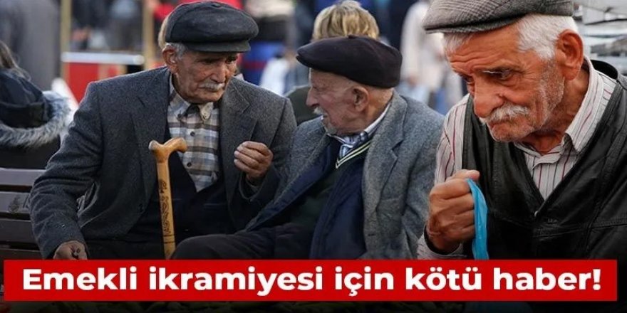 Emekli ikramiyesi için kötü haber! Zam yok