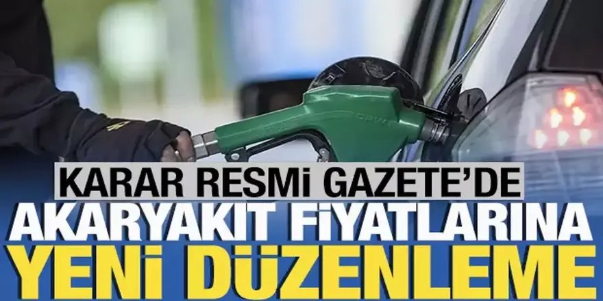 Akaryakıt fiyatlarında, eşel mobil sistemine geçildi