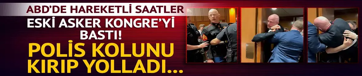 Kongreyi basıp protesto etti!