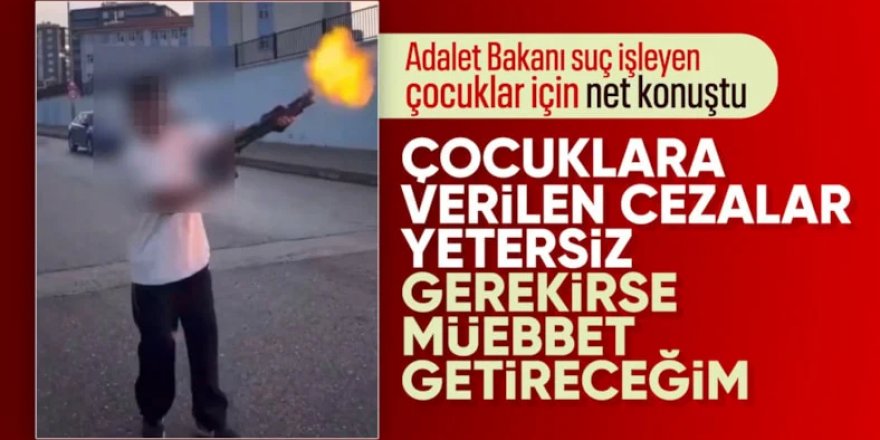Akın Gürlek açıkladı: Çocukların karıştığı suçlar için yeni düzenleme geliyor