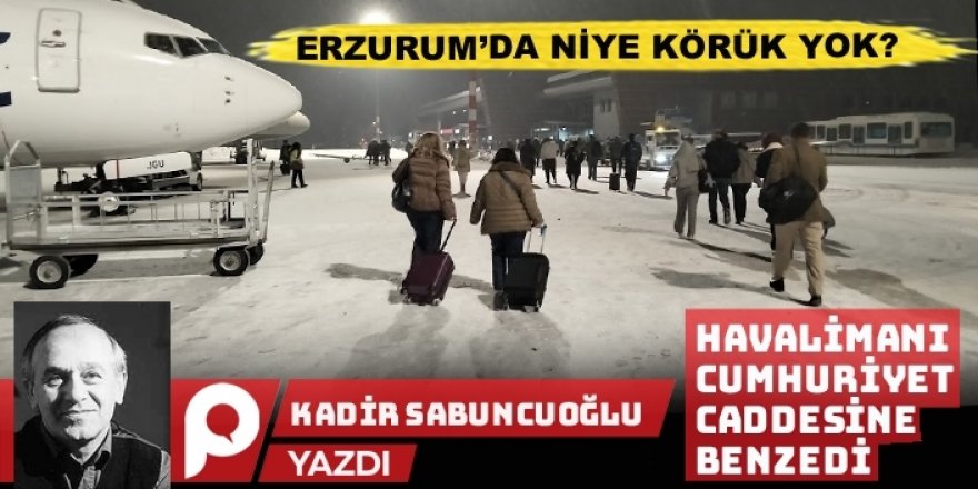 Kadın pilotun alkışlandığı havalimanı 'Açık Hava' terminali mi?