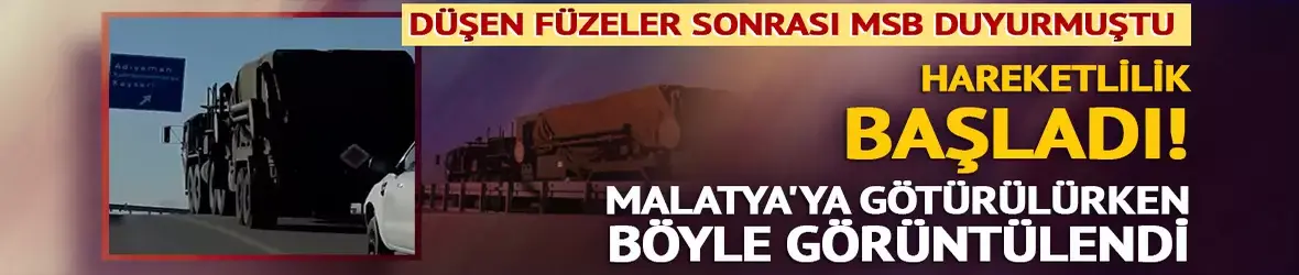 Patriot hareketliliği!