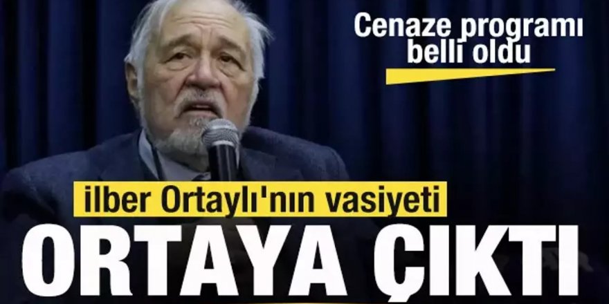 İlber Ortaylı'nın ailesinden anlamlı istek! Cenazeye geleceklere bir çağrıları var
