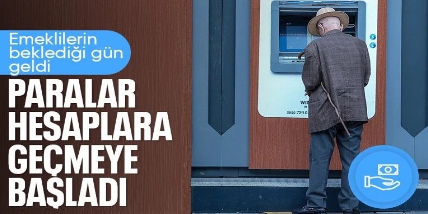 Emeklilerin ikramiye ve aylık ödemeleri bugün başladı
