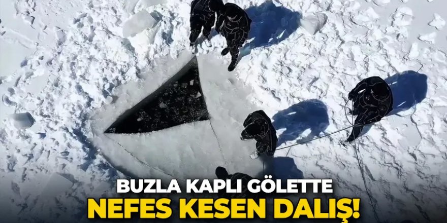 Erzurum'da nefes kesen dalış