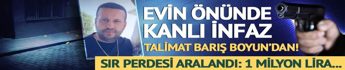 Evinin önünde kanlı infaz!