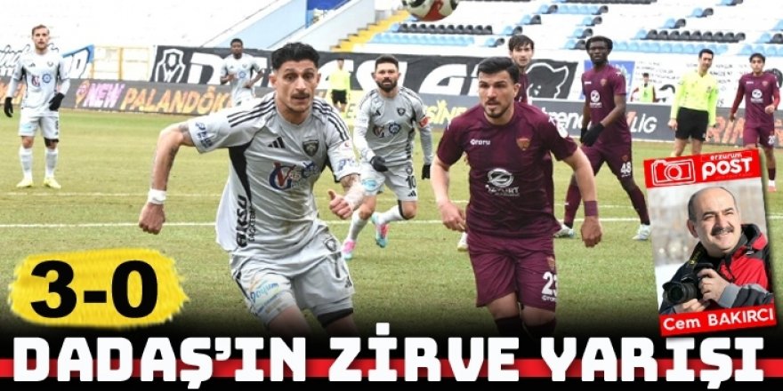 Erzurumspor FK,  şimdilik liderliği geri aldı:3-0