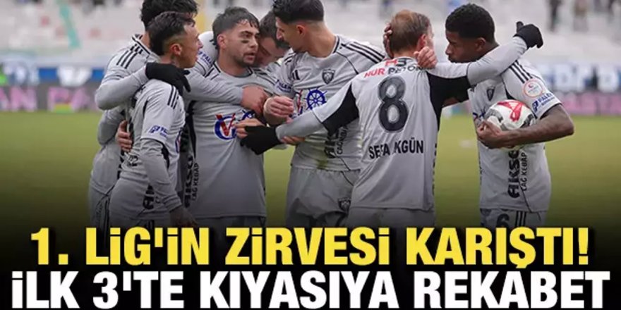 Erokspor bir anda gitti: Erzurumspor geri geldi Amedspor'u peşine taktı