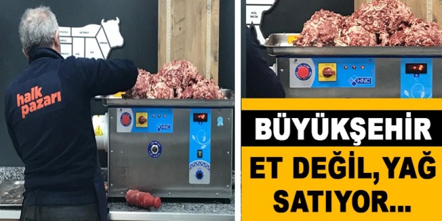 Erzurum’un Halk pazarı: Et değil, yağ satıyor