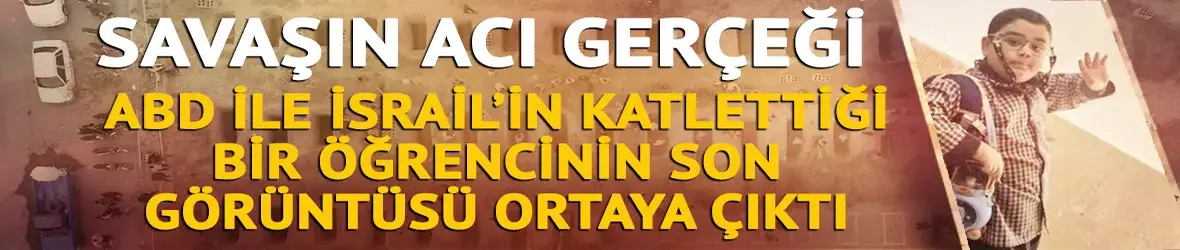 ABD ile İsrail'in katlettiği bir öğrencinin son fotoğrafı ortaya çıktı...
