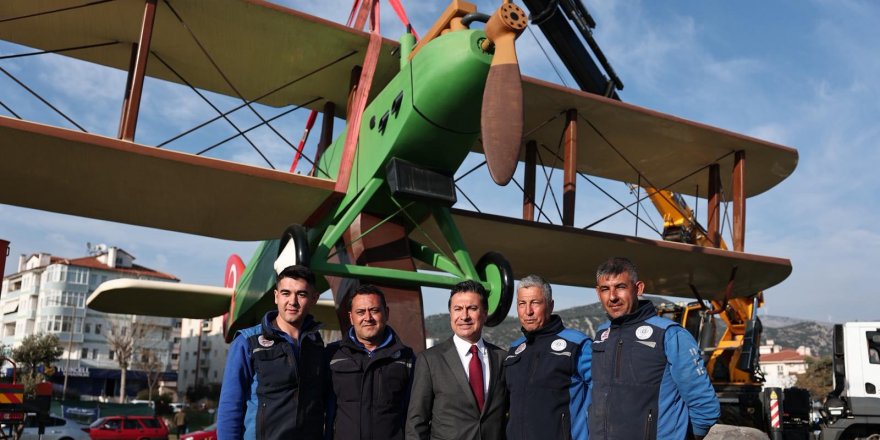 İsmet Tayyaresi Yeniden Muğla’nın Kalbine Yerleştirildi