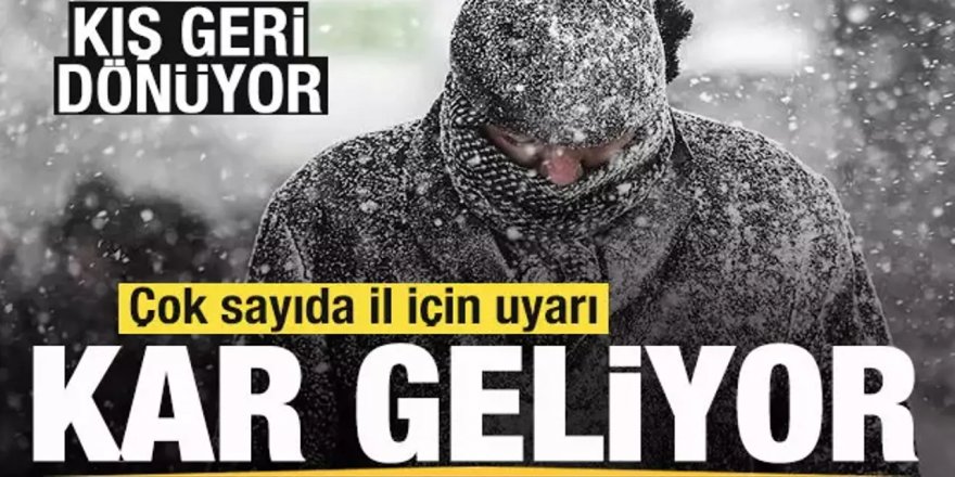 Mart kapıdan baktıracak: Hafta sonu kar geri dönüyor