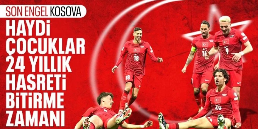 Dünya Kupası bileti için Kosova karşısındayız