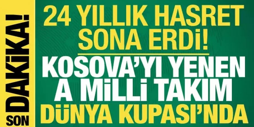 24 yıllık hasret sona erdi!