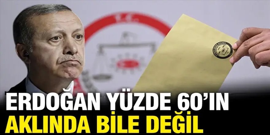 Günün 2. anketinde çarpıcı sonuç: Erdoğan yüzde 60'ın aklında bile değil