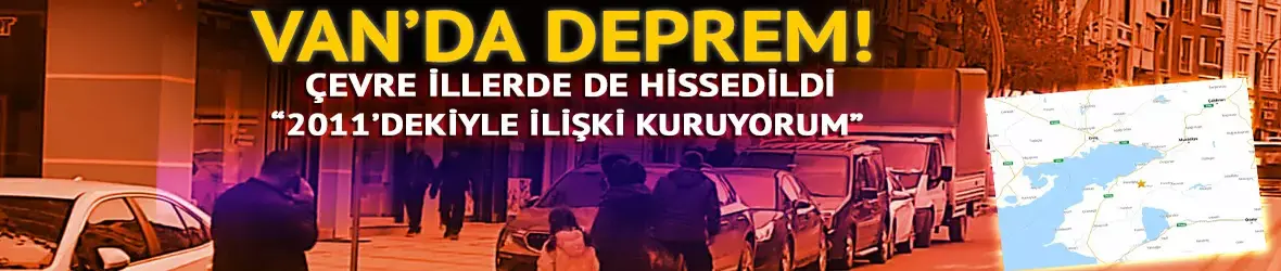 Van Tuşba'da 5,2 büyüklüğünde deprem!