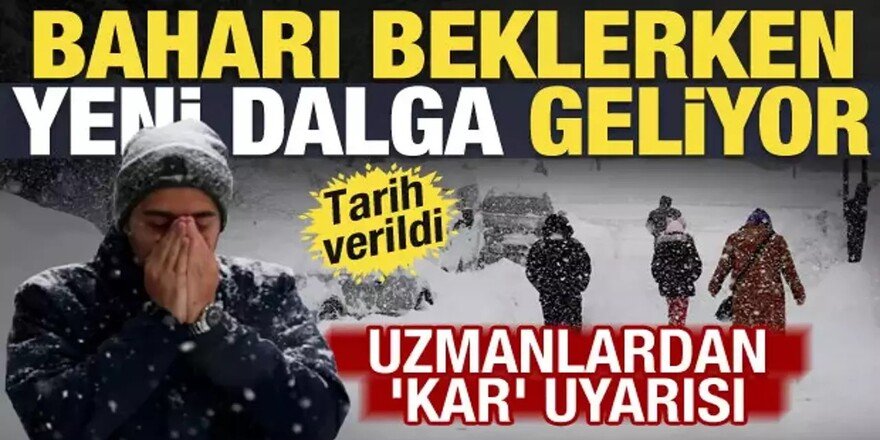 Yazı beklerken kış geri dönüyor