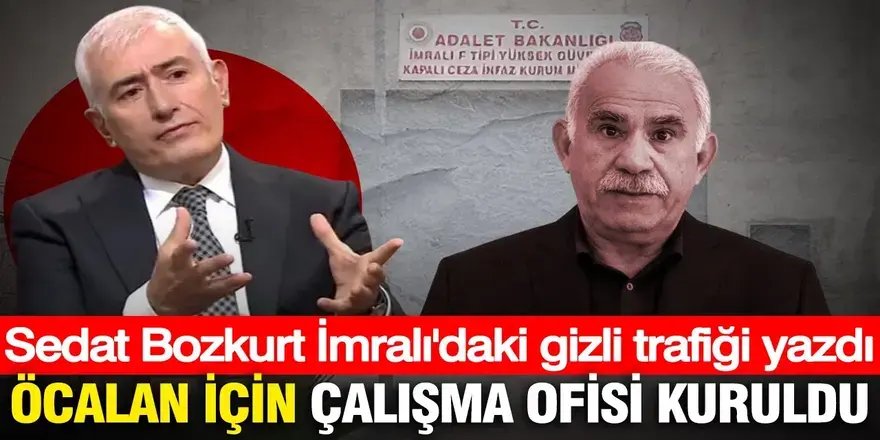 Öcalan için İmralı'da hummalı çalışma!
