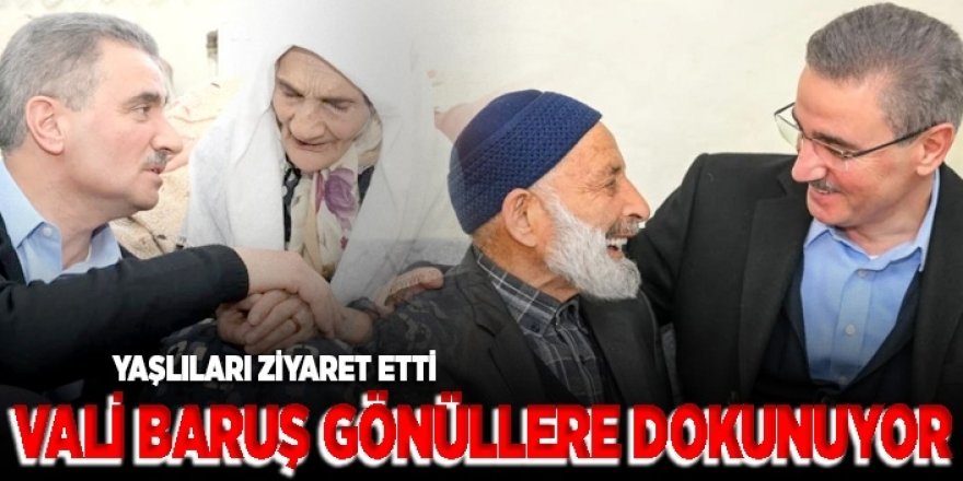Vali Baruş ve eşinden vefa ziyaretleri