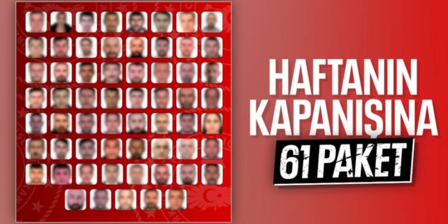 61 suçlu Türkiye'ye getirildi
