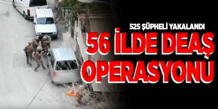 Erzurum ve 55 ilde DEAŞ operasyonu