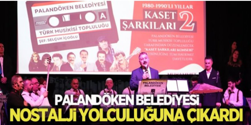 Palandöken’de “Kaset Şarkıları 2” konseri İlgi gördü