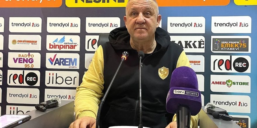 1 puanı 90+3'te kurtardı Amedspor: Ama yine de üzgün olduğunu söyledi