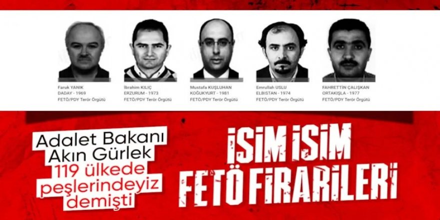 Yurt dışındaki FETÖ'cüler takipte: İsim isim iadesi istenenler