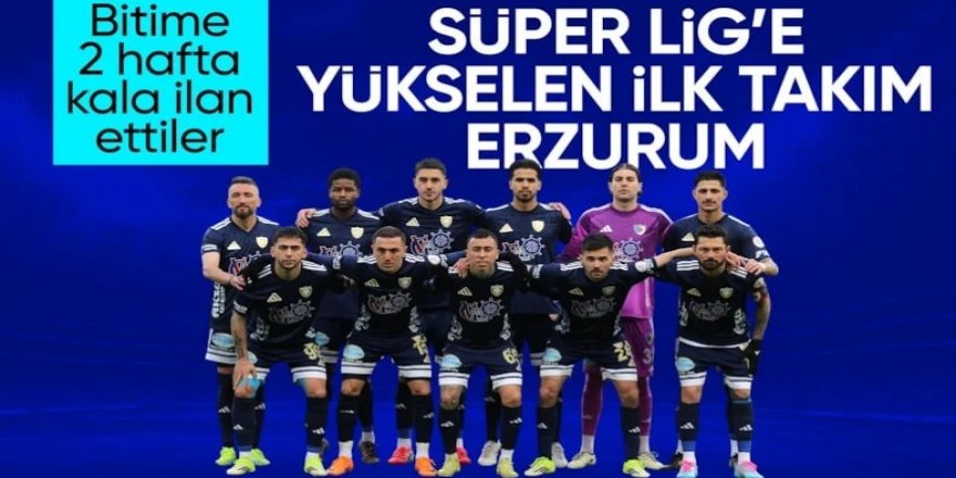 Erzurumspor FK, Süper Lig'e çıktı