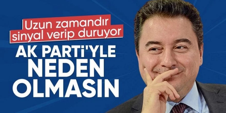 Babacan: Kurucusu olduğum AK Parti ile niye aynı masaya oturmayayım