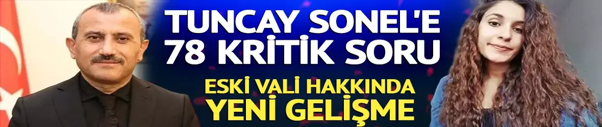 Gülistan Doku soruşturmasında dönemin Tunceli Valisi Tuncay Sonel'e tutuklama talebi