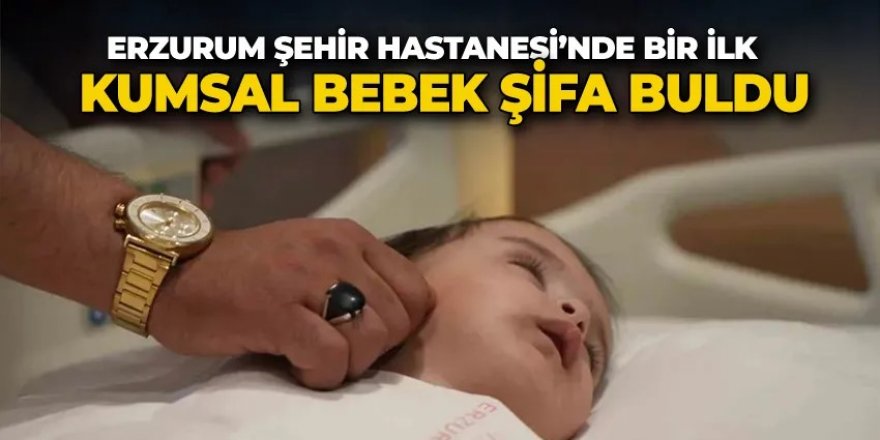 Bebekteki 'damak yarığı' Erzurum Şehir Hastanesi'nde başarılı operasyon tedavi edildi.
