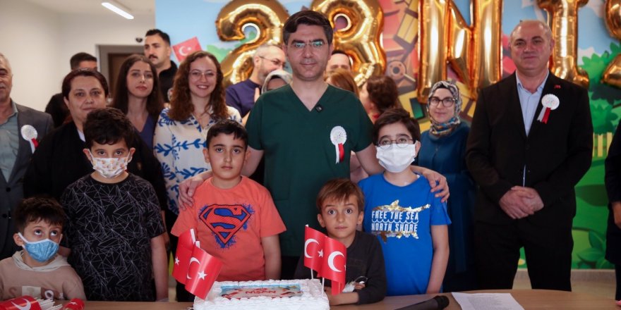Şehir hastanesi, çocukları sevindirdi