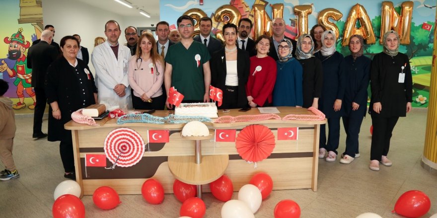 Şehir hastanesi, çocukları sevindirdi