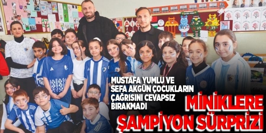 Erzurum'da Şampiyonlar sınıfa girdi!