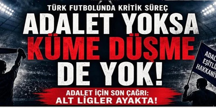 2. Lig ve 3. Lig kulüplerinden ortak çağrı! Küme düşme kaldırılsın