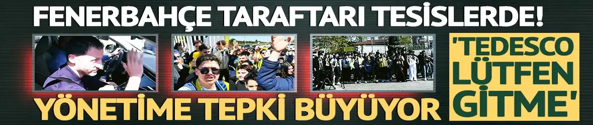 Fenerbahçe taraftarı tesislerde!