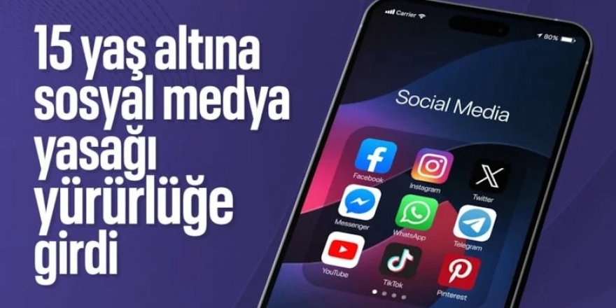 15 yaş altına sosyal medya yasağı Resmi Gazete'de yayımlandı
