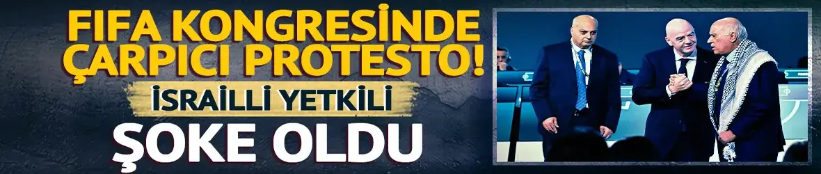 FIFA kongresinde çarpıcı eylem!