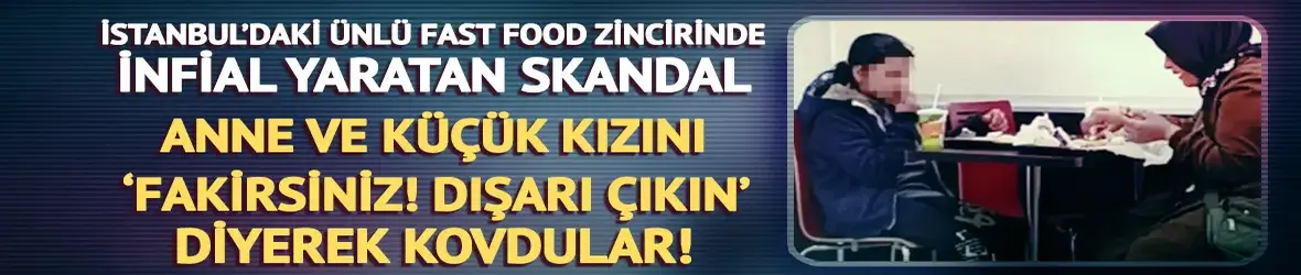Ünlü hamburger devinde skandal!