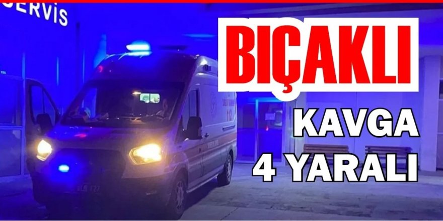 Erzurum'da Komşular arasındaki bıçaklı kavga: 4 kişi yaralandı